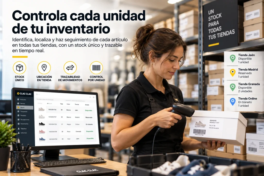 Controla cada unidad de tu inventario​