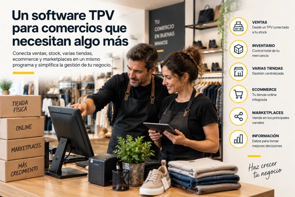 Un software TPV para comercios que necesitan algo más​