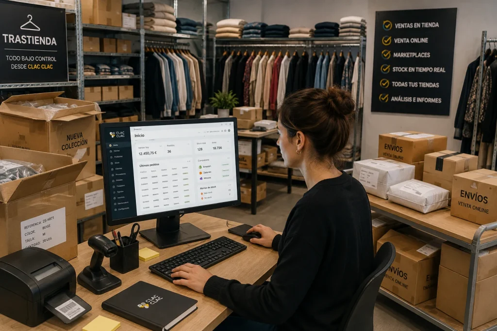 TPV para tiendas de ropa conectado con todo tu negocio